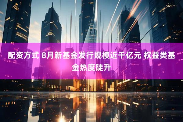 配资方式 8月新基金发行规模近千亿元 权益类基金热度陡升